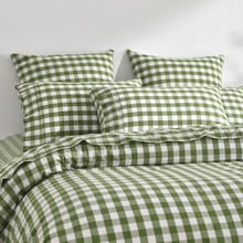 Sierra Yarn-Dyed Gingham Washed Cotton Pillowcases (Set of 2)